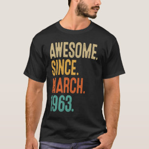 Camiseta Espetacular desde março de 1963 60º aniversário