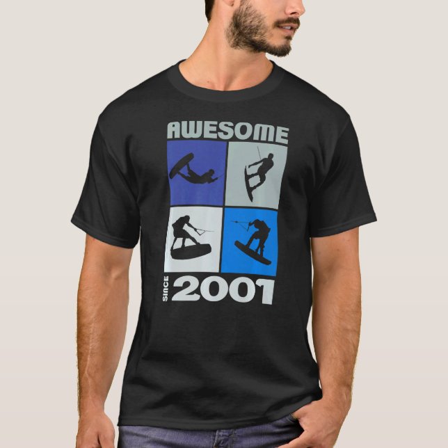 Camiseta Espetacular desde o estilo de vida de Wakeboard em (Frente)