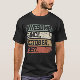 Camiseta Espetacular desde outubro de 1957 65º Nascimento