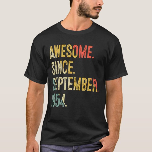 Camiseta Espetacular desde setembro de 1954 68º Bir (Frente)