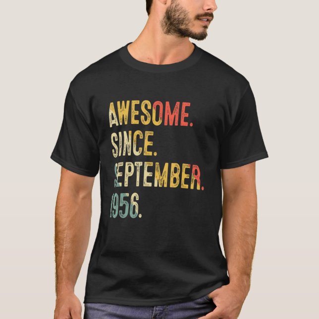 Camiseta Espetacular desde setembro de 1956 66º Bir (Frente)