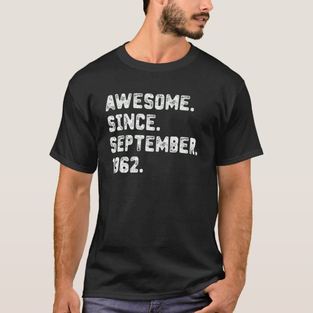 Camiseta Espetacular desde setembro de 1962 60º B (Frente)