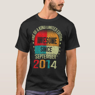 Camiseta Espetacular desde setembro de 2014 8º aniversário