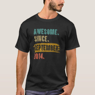 Camiseta Espetacular desde setembro de 2014 8º aniversário