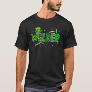 Camiseta Espetacular Leopard Glitter Welder St PattyDay Sha