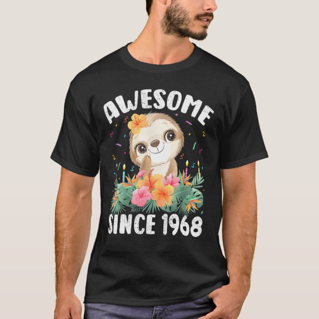 Camiseta Espetacular Lover Com 54 Anos De Idade Desde 1968  (Frente)
