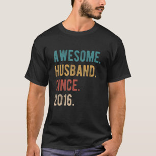 Camiseta Espetacular Marido Desde o Aniversário do Casament