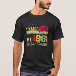 Camiseta Espetacular Vintage, 1961, Retro 61ruas Nascimento