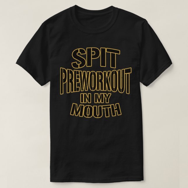 Camiseta Espetáculo De Escoamento Na Minha Boca, Olhe Texto (Frente do Design)