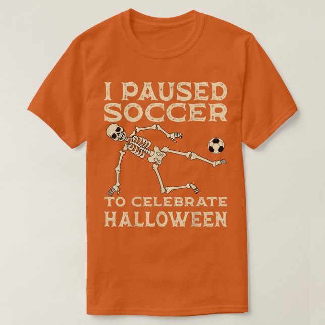 Camiseta Espetáculo de Estilo de Futebol de Halloween Espor (Frente do Design)
