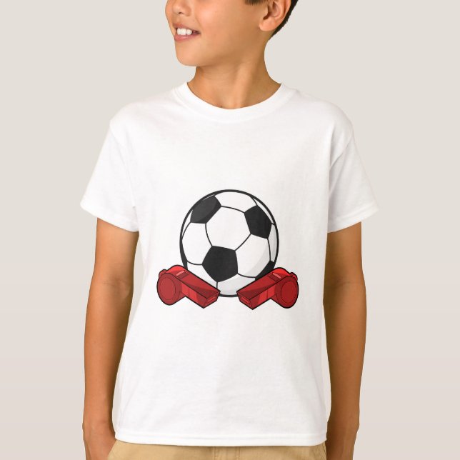 Camiseta Espetáculo de referência e bola de futebol (Frente)