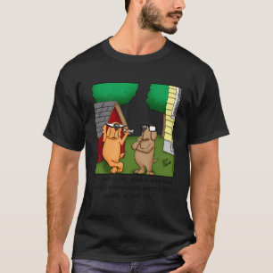 Camiseta Espetáculos Engraçados Cachorros Pets Cartoon Humo