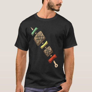 Camiseta Espeto de Churrasco Fumando Carne Bovina Frango Gr