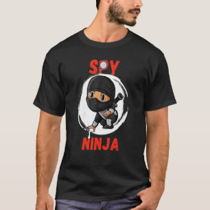 Camiseta Espião legal Jogando Ninjas Garota Espiadora