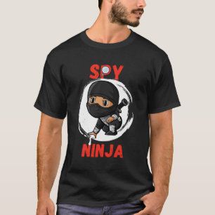 Camiseta Espião legal Jogando Ninjas Garoto Espião