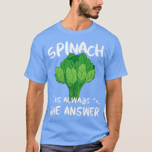 Camiseta Espinafre Orgânico I É Sempre A Resposta Que Sou S