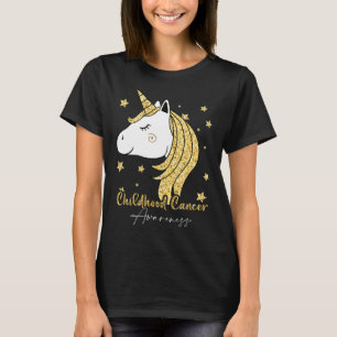 Camiseta Espingarda da Consciência do Cancer Infantil Unicó
