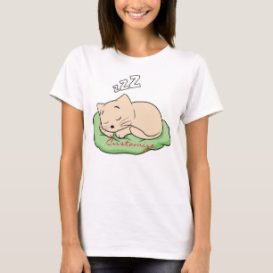 Camiseta Espingarda do Gatinho de dormir