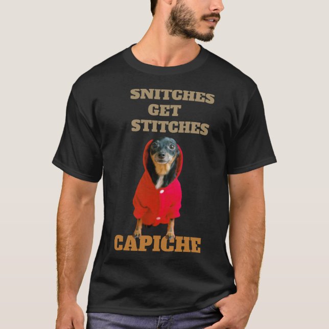Camiseta Espingardas Obtêm Pontas Capiche (Frente)