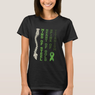 Camiseta Espinha Do Guerreiro Da Escoliose De Titânio