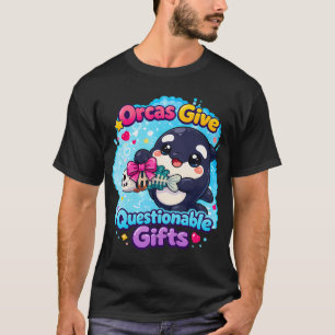 Camiseta Espinhas de Peixe - Orcas Dão Presentes Questionáv