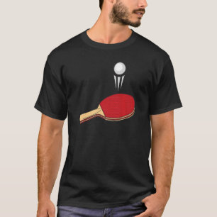 Camiseta espinhas mesa bastão-pingue-pongue mesa tênis