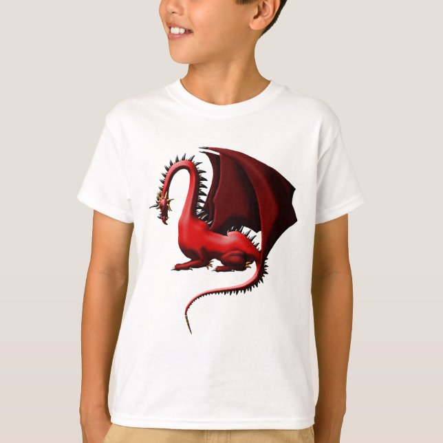Camiseta Espinho, o dragão vermelho (Frente)