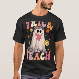 Camiseta Espinho Ou Ensino Do Ensino Do Halloween Retro Fan