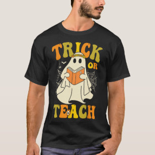 Camiseta Espinho Ou Ensino Do Ensino Do Halloween Retro Fan