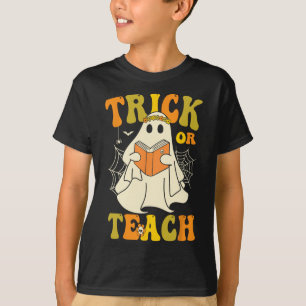 Camiseta Espinho Ou Ensino Do Ensino Do Halloween Retro Fan