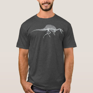 Camiseta Espinossauro Esqueleto Espinossauro Dinossauro Din