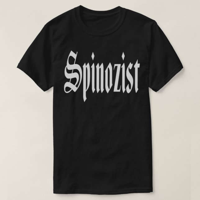 Camiseta Espinozista Baruch Spinoza Spinoza (Frente do Design)