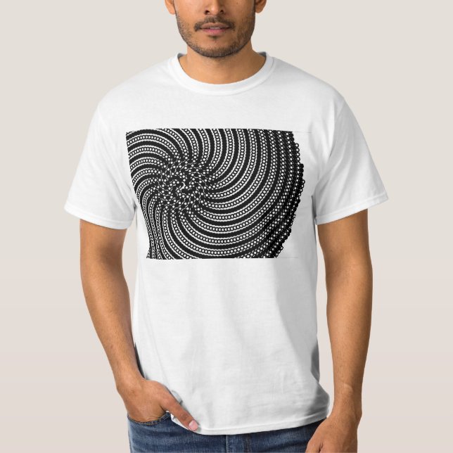 Camiseta Espiral binária de Fermat (Frente)