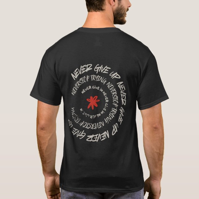 Camiseta Espiral da Resiliência com Rebel Bloom (Verso)