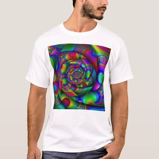 Camiseta Espiral do divertimento (Frente)