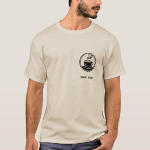 Camiseta Espiral Dourada na Escuridão – Design Minimalista