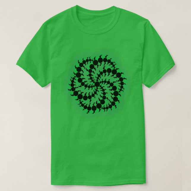 Camiseta Espiral Fractal (Frente do Design)