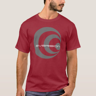 Camiseta espiral para fora