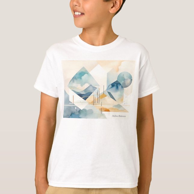 Camiseta Espírito abstrato (Frente)