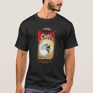 Camiseta Espírito Águia Nativo Americano Chaui Vintage Honr