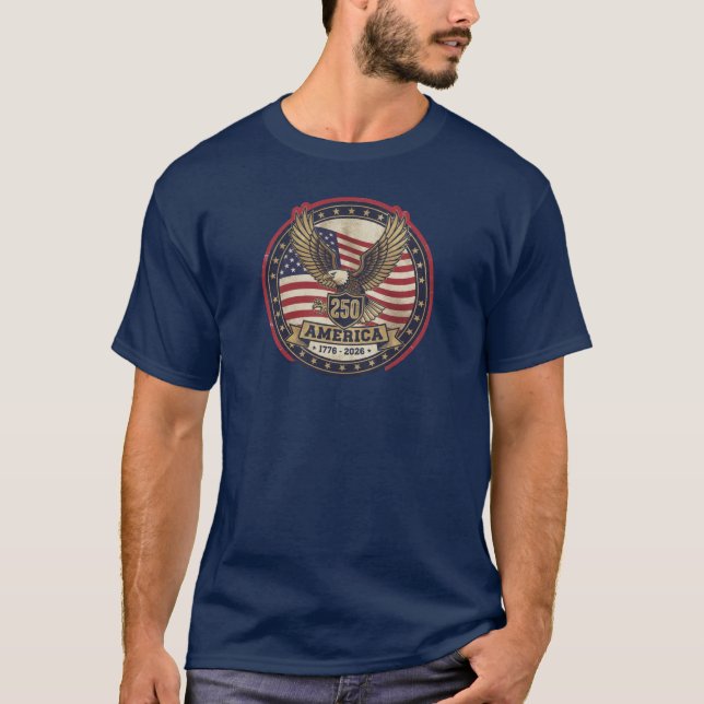 Camiseta espírito americano 250  (Frente)