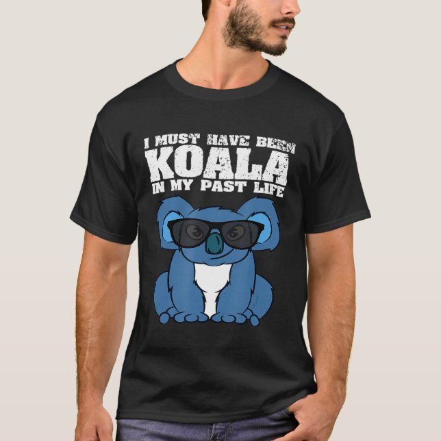 Camiseta Espírito Animal - Devo Ter Sido Koala No Meu Passa (Frente)