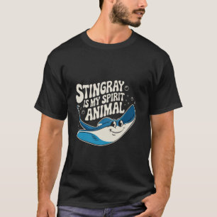 Camiseta Espírito Animal Sea Stingray Animal Manta Ray
