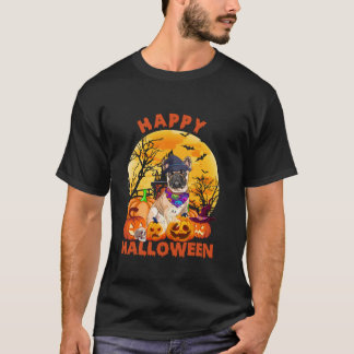 Camiseta Espírito Assustador Pumpkin Moon Witold Bulldog Ha