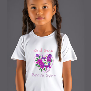 Camiseta Espírito Bravo Espírito Bravo Selvagem Coração Flo