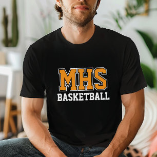Camiseta Espírito da Equipe Personalizada de Basquete, em P