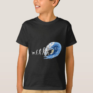 Camiseta Espírito Da Evolução Do Surf Do Homem