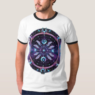 Camiseta Espírito da Terra: Trabalho da Linha Nativa Americ