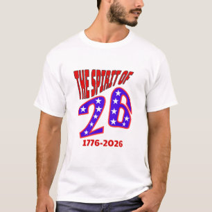 CAMISETA ESPÍRITO DE 26: 1776-2026
