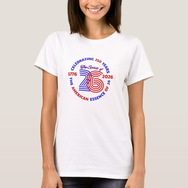 CAMISETA ESPÍRITO DE 26 - COMEMORANDO 250 ANOS (Frente)
